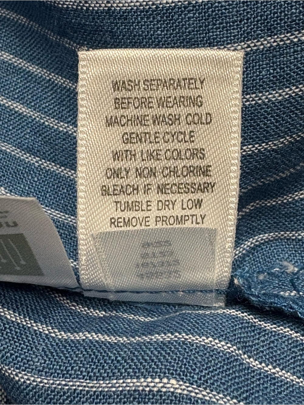 NWT Garnet Hill Blue White Striped Linen European Flax Tunic Dress M - Picture 10 of 12